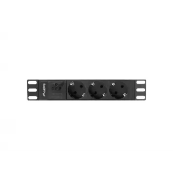 LANBERG CIABATTA 10 RACK (1U, 16A, 3X SCHUKO)