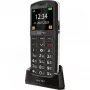 Bea-fon SL260 Silver Line telefono cellulare, 2,2 pollici, 176 x 220, microSD, nero/argento