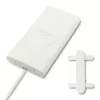 Qoltec 57013 antenna omnidirezionale 4G LTE da interni, 2x SMA, 0,6-2,7 GHz, 30 dBi, polarizzazione verticale, 50 Ω, ABS bianco
