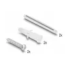 Presa in fibra ottica DeLOCK 2 x SC simplex LC duplex bianco