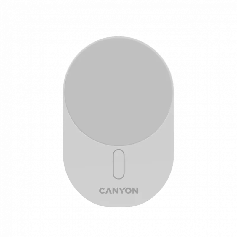 Caricabatterie auto CANYON OnGrip 105 15W Qi2 wireless bianco
