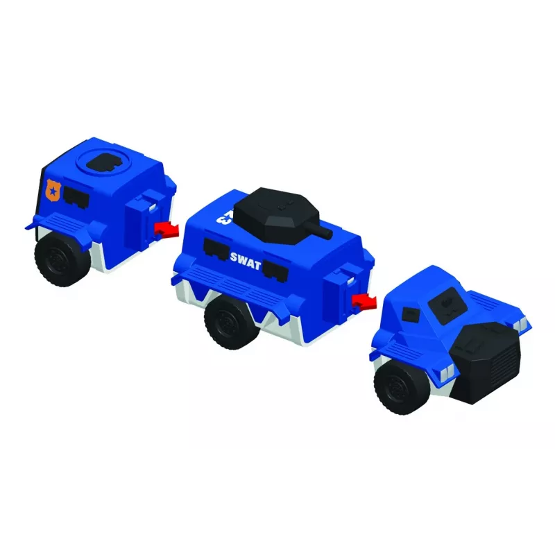 Set veicoli Popular Playthings Mix or Match Vehicles Police