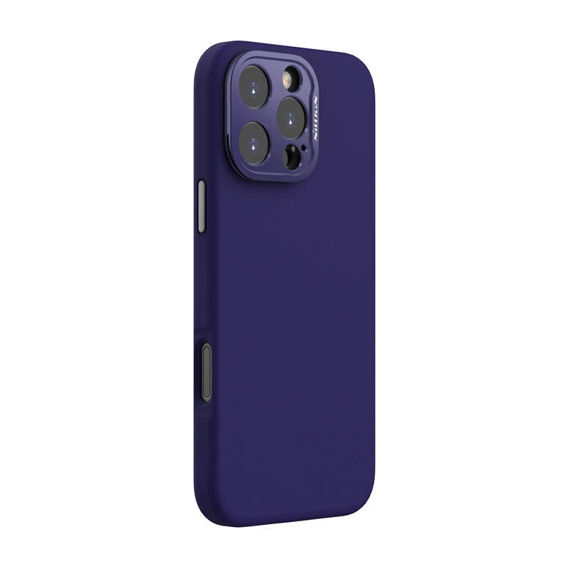 Custodia magnetica Nillkin LensWing per iPhone 16 Pro Max – viola, fissaggio magnetico, aperture precise