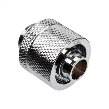 Raccordo Alphacool Eiszapfen dritto G1/4 pollici maschio su 16/10mm - argento cromato