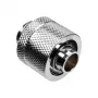 Raccordo Alphacool Eiszapfen dritto G1/4 pollici maschio su 16/10mm - argento cromato