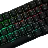 Tastiera meccanica White Shark Shinobi-2 nera layout US con switch Brown