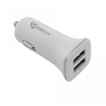 Alimentatore SBOX DD-CC-224-W bianco — caricabatterie portatile per dispositivi SBOX