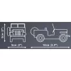Cobi giocattolo da costruzione Jeep Willys CJ-2A verde modello 24517 – set di mattoncini