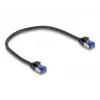 Cavo di rete DeLOCK RJ45 Cat.6A S/FTP slim 0,25 m nero