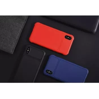Custodia antishock Devia Shark1 per iPhone XS Max (6,5) – rosso