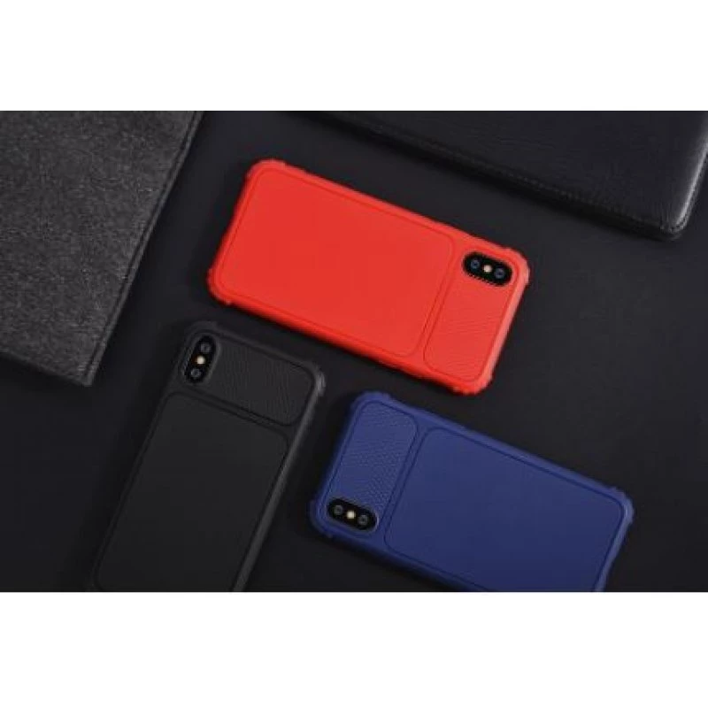 Custodia antishock Devia Shark1 per iPhone XS Max (6,5) – rosso