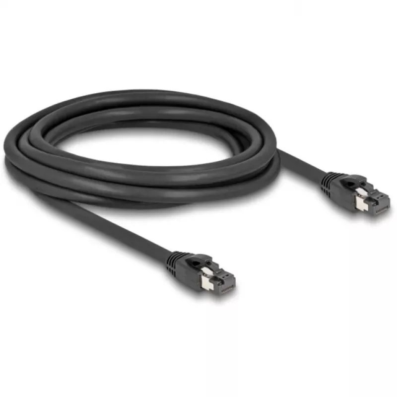 Cavo di rete DeLOCK RJ45 Cat.8.1 S/FTP 3 m 40 Gbit/s nero