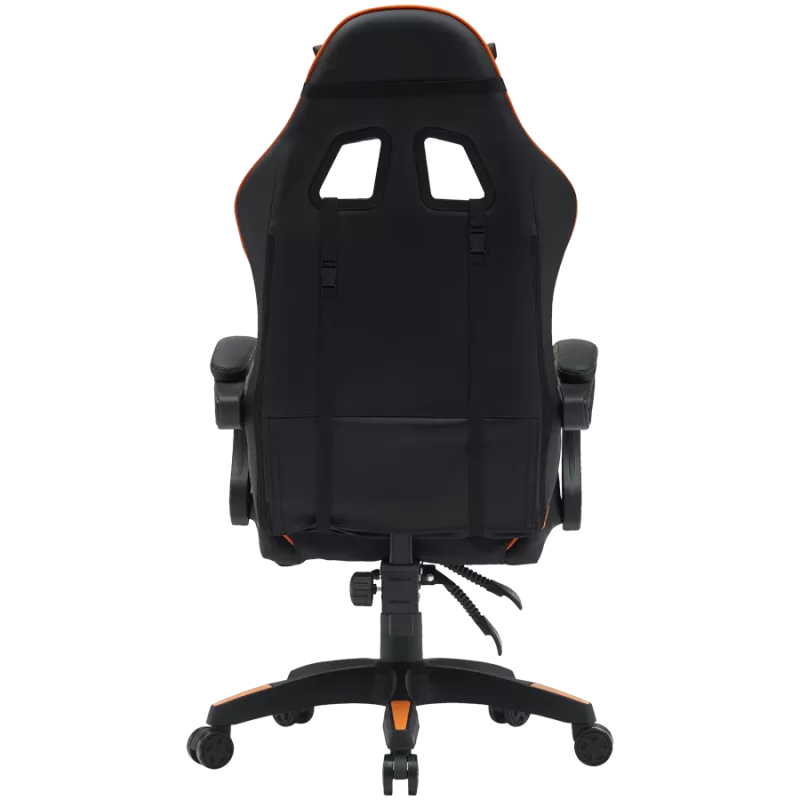 Sedia gaming CANYON Core SGCH2 nero arancione — design ergonomico, regolabile in altezza