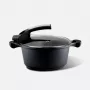 Pentola Pensofal Saxum 24 cm con coperchio in vetro — Pentola Pensofal Saxum 24cm