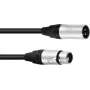 Cavo XLR PSSO 3 poli, cavo audio simmetrico, 5 m, connettore Neutrik