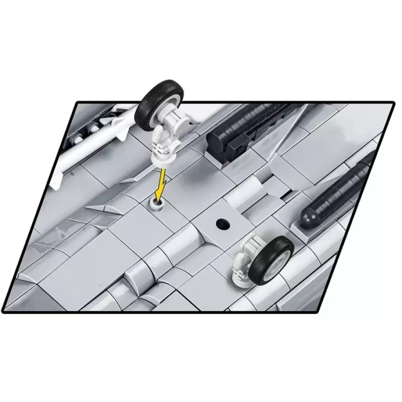 Mattoncini Cobi Boeing F-15EX Eagle II set modello COIB-5900, kit da collezione in scala