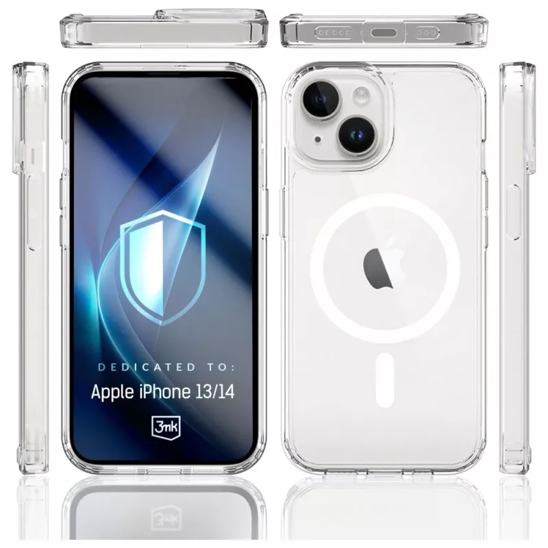 Custodia protettiva MagCase Armor di 3MK per Apple iPhone 13/14 — compatibilità magnetica, design sottile