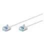 Goobay 74326 Cavo patch CAT 6A ultra-flessibile, Slim, U/FTP, 0,15 m, bianco | Goobay