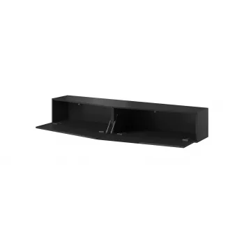 Cama supporto TV VIGO SLANT 180cm (2x90) nero/nero lucido