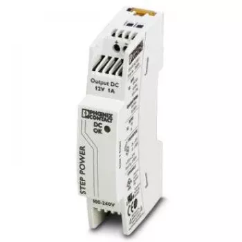 Phoenix STEP-PS/ 1AC/12DC/1 per interni alimentatore e convertitore di tensione bianco (2868538)