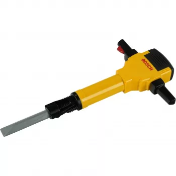 Theo Klein 8405 martello demolitore Bosch a batteria con movimento su e giù della punta, con rumore del motore e luce lampeggiante, dimensioni: 28 cm x 7 cm