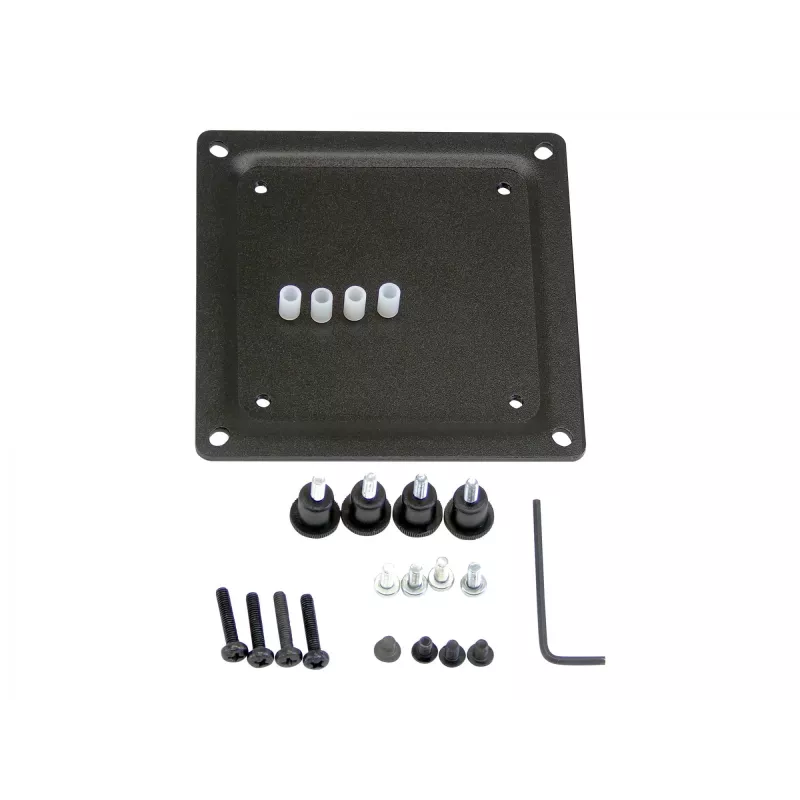 Kit piastra di conversione Ergotron da 75 mm a 100 mm nero acciaio