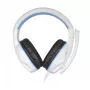Steelplay HP44 cuffie gaming con cavo, bianco/blu, PS5