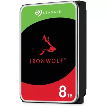 Bundle SEAGATE NAS HDD 2x8TB IronWolf 7200rpm 6Gb/s SATA 256MB cache 8,9 cm 3.5 pollici 24x7 CMR per NAS e sistemi Rackmount RAID BLK