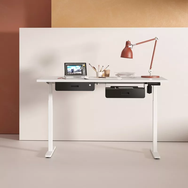 Cassetto da scrivania MACLEAN MC-461 design ergonomico compatto, montaggio semplice, accessorio sottoscrivania