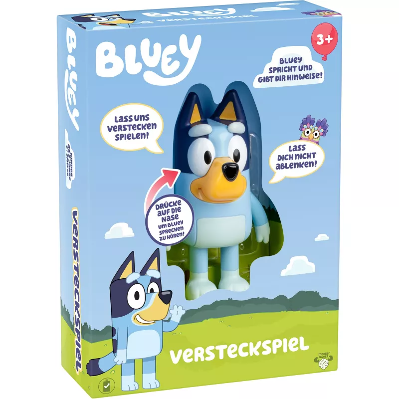 Bluey - gioco nascondino, figura giocattolo