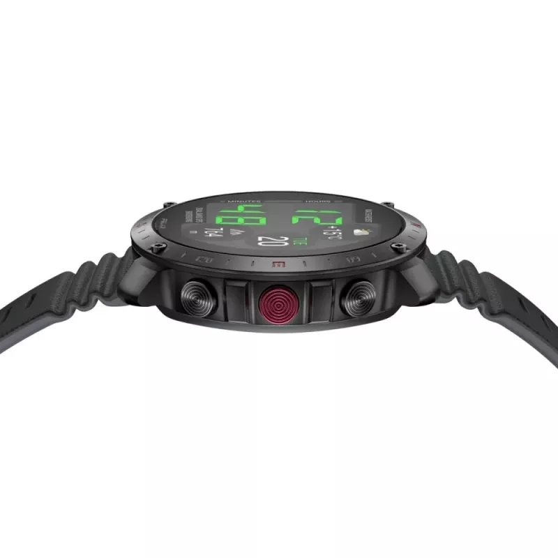 Orologio sportivo intelligente Polar Grit X2 Pro 3,53 cm (1,39") schermo tattile AMOLED 454 x 454, 32 GB, GPS, cinturino in silicone S-L, nero (900110283)