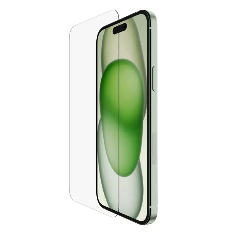 Protezione schermo Belkin ScreenForce per iPhone 16 Plus antibatterica vetro temperato