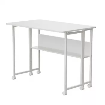 Scrivania mobile Maclean bianca MC-126W 50kg