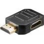 Goobay Adattatore angolare HDMI™ 270° orizzontale, 8K @ 60 Hz, placcato oro (65750)