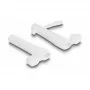 DeLOCK tappo parapolvere per connettore maschio USB Type-C e connettore maschio Apple Lightning set 2 pezzi bianco