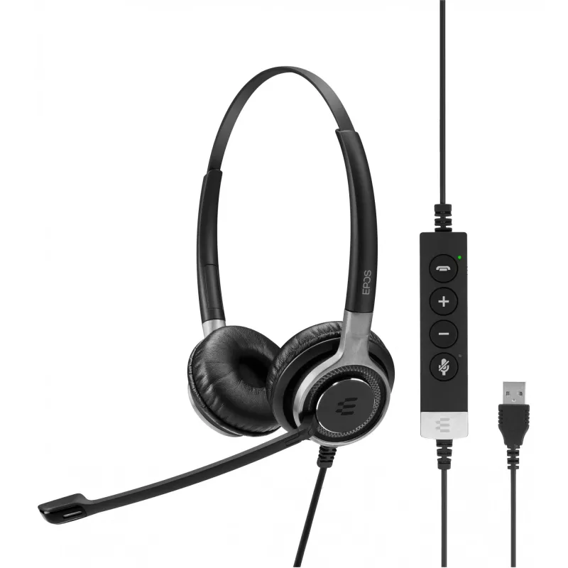 Headset EPOS IMPACT SC 660 USB ML con filo archetto telefonia/musica USB Type-A nero, argento