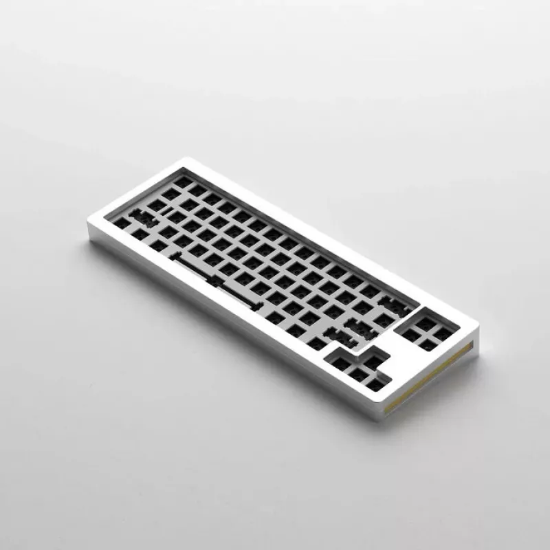 Case per tastiera da gaming AKKO MonsGeek M7 VIA Barebone Kit argento — case barebone per tastiere meccaniche, compatibile con firmware VIA