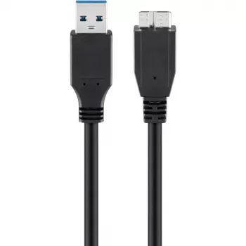 Cavo USB-A a Micro-USB-B GOOBAY 95026 — 1,8 m, connettore maschio-maschio, nero