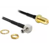 Cavo coassiale DeLOCK 88487 TS-9 SMA 1,45m nero