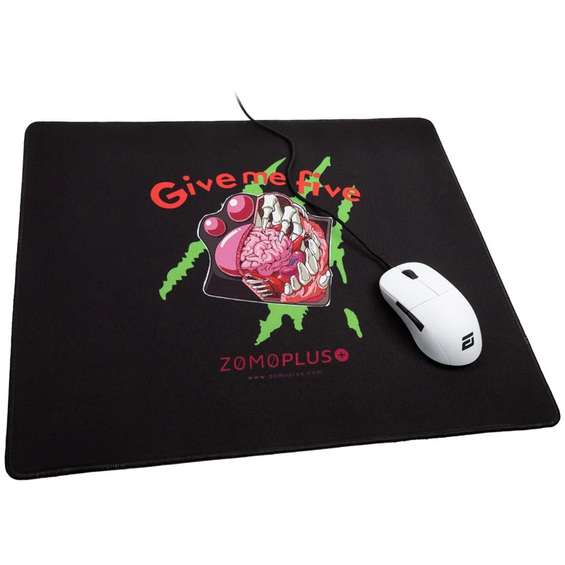 Tappetino mouse ZOMOPLUS Give Me Five Gaming 500×420 mm, nero