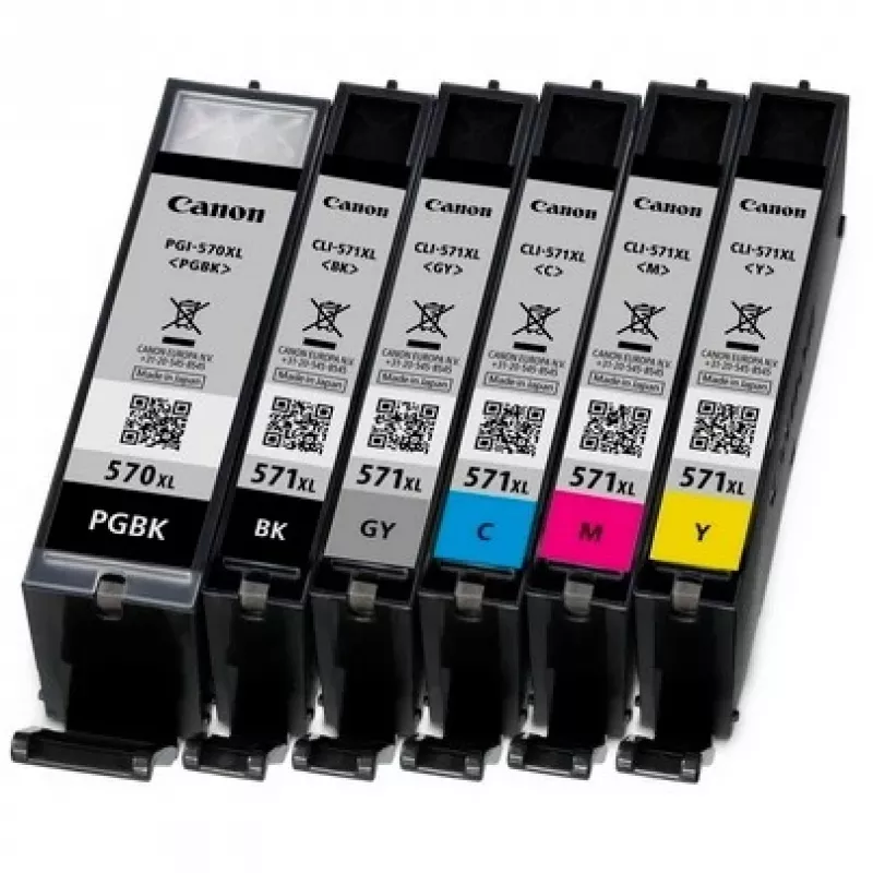 Cartuccia d'inchiostro Canon CLI-571GY XL 1 pz. originale High (XL) Yield grigio