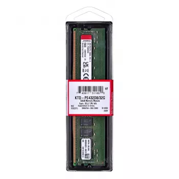 Kingston Technology KTD-PE432D8/32G modulo di memoria 32 GB 1 x 32 GB DDR4 3200 MT/s 288 pin DIMM ECC