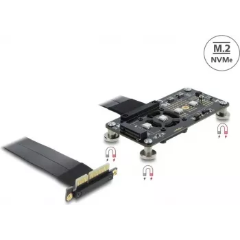 DELOCK adattatore PCI Express 3.0 x4 a M.2 Key M, cavo 10 cm, modello 64357