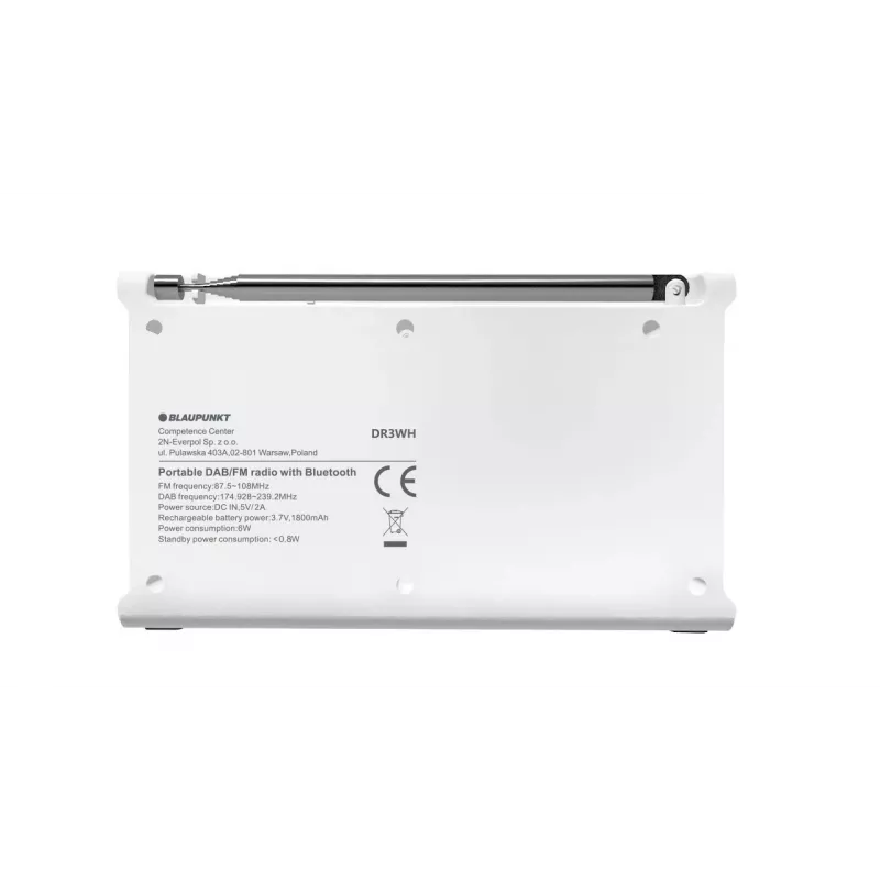 Blaupunkt DR3WH radio portatile bianco