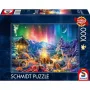Falò romantico sotto il cielo stellato, puzzle 1000 pezzi