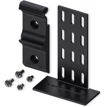 Kit di montaggio TELTONIKA PR5MEC23 — ABS nero e acciaio per un'installazione sicura del dispositivo