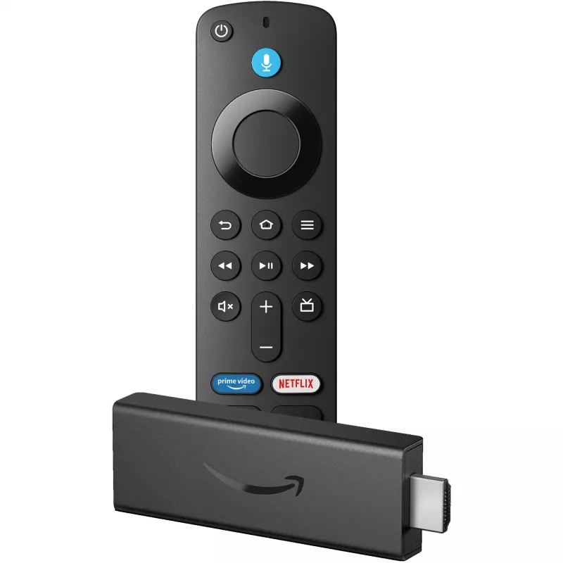 Dispositivo di streaming, Amazon Fire TV Stick HD, Full HD, 8 GB di memoria, telecomando Alexa