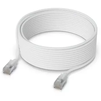 Cavo di rete Ubiquiti UACC-Cable-Patch-EL-C6A-12M-W RJ-45 Cat6a 12m trasparente bianco