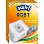 Sacchetti per aspirapolvere SWIRL EcoPor ROB1 sacchetti di ricambio compatibili per vari aspirapolvere, microfiltro in carta, confezione da 5