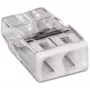 Wago 2273-202 connettore/separatore per cavi trasparente, bianco